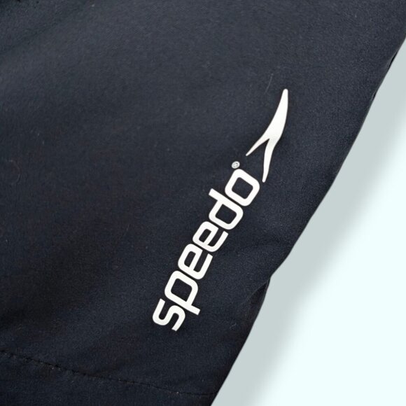 (2/$20) Speedo Black & Grey Swim Trunks - Picture 4 of 6